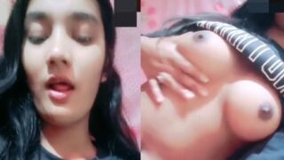 Cute Bengali GF live nude body showing to lover